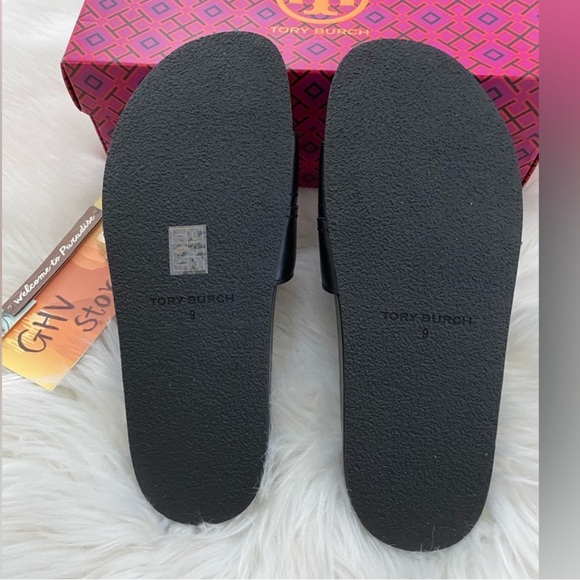 Tory Burch Everly Calf Leather Anatomic Slide Sandal - Picture 6 of 6